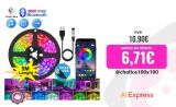 Tira de luces Led con Bluetooth para Tv, cinta de luz Rgb de neón de 5M, 5050 Rgb