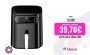 Freidora de aire sin aceite digital 7L pantalla LED táctil, cesta antiadherente, temporizador, 1700W Negro
