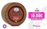 FLOR DE ESGUEVA Queso viejo de oveja mini madurado en corteza natural peso aproximado pieza 1 kg elaborado con leche cruda