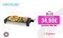 Cecotec Black&Water 2500 Plancha de Asar Eléctrica de Cocina Revestimiento Daikin Asegura la Máxima Antiadherencia Amplia Superficie Cocinado 45 x 25cm Temperatura Ajustable Apta para la Limpieza en Lavavajillas