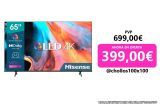 TV QLED 65″ (165,1 cm) Hisense 65E78HQ, 4K UHD, Smart TV