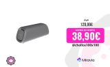 LG XBOOM GO XG5QGR – Altavoz Inalámbrico, Bluetooth, 20W, Sonido Sound Boost, Resistente al Agua y Povo IP67, Autonomía 18h, Color de Luces LED Variable, Amplia Conectividad, Color Gris