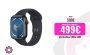 Apple Watch Series 9 [GPS + Cellular] Smartwatch con Caja de Aluminio en Color Medianoche de 45 mm y Correa Deportiva Color Medianoche – Talla S/M. Monitor de entreno, App Oxígeno en Sangre