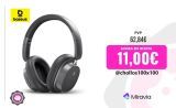 Baseus-Bowie D05, auriculares inalámbricos con Bluetooth 5,3, plegables sobre juego, deportivos, 70H de tiempo