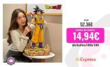 Figuras de Dragon Ball Dream Sun Goku, Somersault Cloud, Super Saiyan, estatua de colección de pie, modelo periférico de Anime, juguete