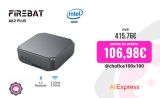 FIREBAT AK2 PLUS MiniPC Intel N100 de doble banda WiFi5 BT4.2 16GB 512GB Ordenador para juegos de escritorio Mini PC Gamer