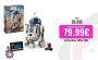 LEGO Star Wars R2-D2 Figura de Droide de Juguete de Construcción con Minifigura de Darth Malek del 25 Aniversario y Placa Decorativa, Regalo para Niños y Niñas de 10 Años o Más 75379