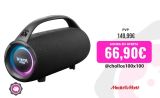 Altavoz de gran potencia – Vieta Pro Mini Thunder, 100W, IPX6, True Wireless, Hasta 15hs, Negro