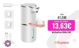 Dispensador automático de jabón espumoso sin contacto, dispositivo eléctrico recargable por USB, 4 niveles, ajustable, 380ml