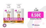 Pantene Champú Pelo Repara Y Protege Nutri Pro-V, Fórmula Pro-V + Antioxidantes, Para Pelo Seco y Dañado, 0% Aceites Minerales, 0% Colorantes 2x1000ML