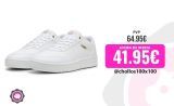 PUMA Unisex Court Classic Zapatillas, Puma White Puma Gold, 40 EU