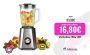 Mellerware – Batidora de vaso eléctrica 1500W. Jarra cristal 1,5L, 6 cuchillas. Tratamiento fruta, smoothie, picadora, Batidos. Picahielos. INOX. T