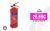 Smartwares Extintor de Polvo, 2 kg, para Fuegos ABC, Adecuado para vehículos y hogares, con Soporte de Montaje