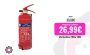 Smartwares Extintor de Polvo, 2 kg, para Fuegos ABC, Adecuado para vehículos y hogares, con Soporte de Montaje