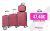 Conjunto de Maletas de Viaje Elegantes: Carcasa Ligera de ABS, Cerradura Numérica, 4 Ruedas Giratorias 360°, Asa Telescópica de Aluminio | Juego de Maletas  |  Set Trolley Maleta Cabina ( 6999 4M M010  6004 6008 TOP Flash )