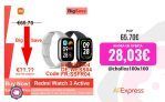 Xiaomi-reloj inteligente Redmi Watch 3 Active , dispositivo con Sensor de ritmo cardíaco, compatible con llamadas telefónicas Bluetooth, pantalla LCD de 1,83 pulgadas, Bluetooth 5,3, Global