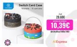 Hagibis estuche giratorio para tarjetas de juego Switch con 10 ranuras para tarjetas de juego, soporte creativo para caja de almacenamiento de tarjetas NS para Nintendo Switch/Lite/OLED