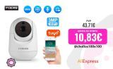 Fuers-cámara de vigilancia IP inalámbrica para interiores, Monitor de bebé de seguridad con seguimiento automático, detección IA, WiFi, Tuya, 3MP