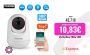Fuers-cámara de vigilancia IP inalámbrica para interiores, Monitor de bebé de seguridad con seguimiento automático, detección IA, WiFi, Tuya, 3MP