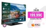 Toshiba 40LV3463DG 40″ LED FullHD HDR10 Dolby Audio Smart TV