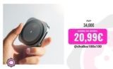 LISEN Cargador Inalambrico para iPhone Portatil Magsafe Wireless Charger, Cargador para iPhone y Apple Watch Estacion de Carga para Apple Accesorios Viaje Adecuado para iPhone 15 Watch Airpods