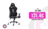 Newskill Kitsune V2, Silla Gaming de Tela Transpirable, Cojines Lumbar y Cervical Incluidos, Reclinable en 180, Soporta hasta 136 Kg, Color Gris