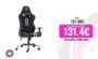 Newskill Kitsune V2, Silla Gaming de Tela Transpirable, Cojines Lumbar y Cervical Incluidos, Reclinable en 180, Soporta hasta 136 Kg, Color Gris