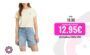 Levi’s Perfect Tee, T-Shirt para Mujer, Tessa Stripe Anise Flower, L