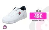 Tommy Jeans TJM ESS EM0EM01396, Zapatilla con Suela Cupsole Hombre, Blanco (White), 42 EU