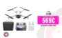 DJI Pack Mini 3 Vuela Más (RC) – Dron Mini con cámara ligero y plegable con vídeo 4K HDR, 38 min de tiempo de vuelo, Grabación vertical y funciones inteligentes, Color Gris, C0