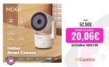 MOESTuya-cámara de seguridad inteligente Pan/Tilt para interiores, Monitor de detección de sonido y movimiento, visión nocturna infrarroja, HD, 4MP, patrulla panorámica, WiFi