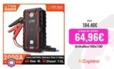 UTRAI-arrancador de batería de coche, dispositivo de arranque de 2000A, cargador portátil para batería de emergencia de 8.0L/6.0L