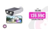 EZVIZ Cámara Vigilancia WiFi Exterior a Batería con Panel Solar Integrado,4K Cámara Solar sin Cables,Detección Persona/Vehículo,Visión Nocturna en Color,Llamada Bidireccional,Defensa Activa,WiFi 6,CB5