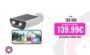 EZVIZ Cámara Vigilancia WiFi Exterior a Batería con Panel Solar Integrado,4K Cámara Solar sin Cables,Detección Persona/Vehículo,Visión Nocturna en Color,Llamada Bidireccional,Defensa Activa,WiFi 6,CB5