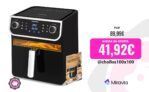 AIGOSTAR  Freidora de Aire Electrónica – 8 L con Ventana de Visualización, 12 Funciones Preestablecidas + Manual, 1700W