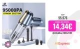 Aspiradora inalámbrica portátil para coche, aspirador de mano de succión fuerte de 95000PA, soplador potente para el hogar