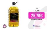 ACEITE DE OLIVA INTENSO LA FLOR DE MALAGA PET GARRAFA TRANSP. ASA NEGRA 5L