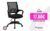 T-LoVendo – Silla de Oficina o escritorio ergonómica con Soporte Lumbar, Malla transpirable, Regulable en altura, Ruedas antiarañazos, Color Negro