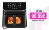 COSORI Freidora de Aire sin Aceite de 6,2 L Clear Blaze con Ventana Air Fryer 1700 W, 11 Modos Cocinados, con 100 Recetas en Español, Panel Táctil, Temperatura Regulable 75-205ºC, Cocina Hasta 60 Min