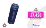Altavoz Portátil Tronsmart T7  Bluetooth 5.3, luces LED y protección IPX7 contra el agua, potente bajo con sonido estéreo de alta fidelidad 360°, altavoz inalámbrico para exteriores con ecualizador para fiestas y viajes, color azul