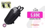Bolsa para monopatín eléctrico, 1 piezas, carcasa dura EVA, impermeable, Asa delantera para bicicleta, bolsas colgantes, accesorios para Scooter, bolsa de almacenamiento para ciclismo