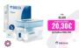 BRITA Depósito filtrante Flow XXL (8,2 l) incl. 1x cartucho MAXTRA PRO All-in-1: cabe en la nevera, con memo digital y tapa deslizante, reduce el cloro, la cal y las impurezas