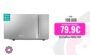 Hisense H20MOMSS4H – Microondas, 20L, Plato Giratorio, 5 Niveles de Potencia, Modo Eco, Temporizador de Cocción, Iluminación Interior, Espejado