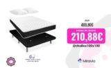 Duérmete Online Pack Base Tapizada Flora