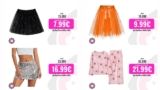 Falda de Baile, Falda Corta, Nueva Minifalda, Pijamas de Color