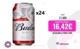 Budweiser Lata 33CL Caja 24