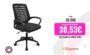 T-LoVendo Silla de Oficina o Escritorio ergonómica con Ruedas y Soporte Lumbar
