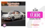 Porsche 911 bloques de construcción de modelo de coche Retro técnico, 1458 piezas