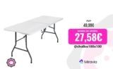 Mesa Plegable T-Lovendo AM-PCT1807 para Exteriores