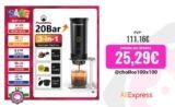 Cafetera Espresso portátil eléctrica inalámbrica para coche y hogar